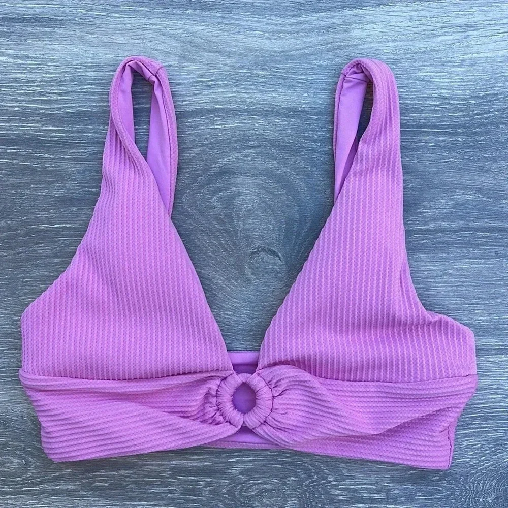 L*space Fisher Bikini Top, rosebud - Picture 2 of 9